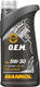 Миниатюра изображения товара Моторное масло Mannol OEM 5W30 SM/CF / MN7709-1 (1л)