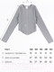 Миниатюра изображения товара Лонгслив детский Amarobaby Uniq / AB-OD22-U2702/11-128 (серый, р.128)