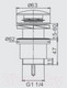 Миниатюра изображения товара Донный клапан Frap F62-7