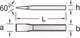 Миниатюра изображения товара Зубило Norgau N95-24x200 / 075311200