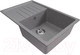 Миниатюра изображения товара Мойка кухонная Mixline ML-GM19 551983 (темно-серый)