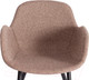 Миниатюра изображения товара Стул Tetchair Valentino металл/экокожа/ткань (коричневый/черный)