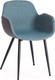 Миниатюра изображения товара Стул Tetchair Valentino металл/экокожа/ткань (бирюзовый/серый/черный)