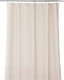 Миниатюра изображения товара Шторка-занавеска для ванны Home One Linen 180x200 / 412875 (бежевый)