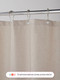 Миниатюра изображения товара Шторка-занавеска для ванны Home One Linen 180x200 / 412875 (бежевый)