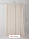 Миниатюра изображения товара Шторка-занавеска для ванны Home One Linen 180x200 / 412875 (бежевый)