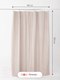 Миниатюра изображения товара Шторка-занавеска для ванны Home One Linen 180x200 / 412879 (капучино)