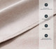 Миниатюра изображения товара Шторка-занавеска для ванны Home One Linen 180x200 / 412879 (капучино)