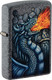 Миниатюра изображения товара Зажигалка Zippo Fiery Dragon / 49776 (серый)