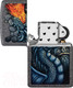 Миниатюра изображения товара Зажигалка Zippo Fiery Dragon / 49776 (серый)