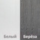 Миниатюра изображения товара Комод Кортекс-мебель Бари 120 6ш (белый/белый/береза)