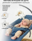 Миниатюра изображения товара Детский шезлонг Amarobaby Baby relax / AB22-25BR/19 (голубой)