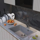 Миниатюра изображения товара Мойка кухонная Mixline ML-GM15 551915 (темно-серый)