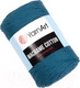 Миниатюра изображения товара Пряжа для вязания Yarnart Macrame Cotton 20% полиэстер, 80% хлопок 225м / 9464992 (789 морская волна)