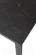 Миниатюра изображения товара Обеденный стол M-City Corner 120 Matt / 614M03982 (Black Marble Solid Ceramic/Black)