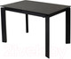 Миниатюра изображения товара Обеденный стол M-City Corner 120 Matt / 614M03982 (Black Marble Solid Ceramic/Black)