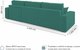 Миниатюра изображения товара Диван угловой Mio Tesoro Бриз правый (Preston 672)