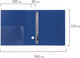 Миниатюра изображения товара Папка для бумаг Brauberg Стандарт / 221619 (синий)