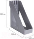 Миниатюра изображения товара Лоток для бумаг Brauberg Basic / 237010 (серый)