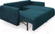 Миниатюра изображения товара Диван угловой Mebel-Ars Маркфул/Флорент (бархат сине-зеленый Star Velvet 43 Black Green)