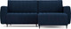 Миниатюра изображения товара Диван угловой Mebel-Ars Маркфул/Флорент (темно-синий Luna 034)