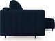Миниатюра изображения товара Диван угловой Mebel-Ars Маркфул/Флорент (темно-синий Luna 034)