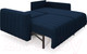 Миниатюра изображения товара Диван угловой Mebel-Ars Маркфул/Флорент (темно-синий Luna 034)