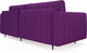 Миниатюра изображения товара Диван угловой Mebel-Ars Маркфул/Флорент (фиолетовый)