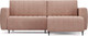 Миниатюра изображения товара Диван угловой Mebel-Ars Маркфул/Флорент (кордрой бежевый)
