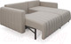 Миниатюра изображения товара Диван угловой Mebel-Ars Маркфул/Флорент (бархат бежевый Star Velvet 6 Biege)