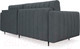 Миниатюра изображения товара Диван угловой Mebel-Ars Маркфул/Флорент (велюр серо-синий НВ-178 26)