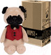 Миниатюра изображения товара Мягкая игрушка Mopsy В жилетке с бабочкой / MT-MRT-M004-20