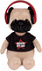 Миниатюра изображения товара Мягкая игрушка Mopsy Рокер в футболке с наушниками / MT-MRT-M007-20