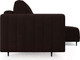 Миниатюра изображения товара Диван угловой Mebel-Ars Маркфул/Флорент (велюр шоколад НВ-178 16)