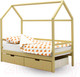 Миниатюра изображения товара Стилизованная кровать детская Бельмарко Svogen Домик / 678 (бежевый)