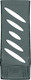 Миниатюра изображения товара Лоток для бумаг Стамм Тропик / ЛТВ-31110 (черный)