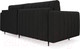 Миниатюра изображения товара Диван угловой Mebel-Ars Маркфул/Флорент (велюр черный НВ-178 17)