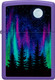 Миниатюра изображения товара Зажигалка Zippo Night In The Forest / 48565 (фиолетовый)