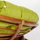 Миниатюра изображения товара Кресло-качалка Tetchair Papasan W 23/01 B с подушкой (орех/флок олива)