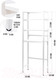 Миниатюра изображения товара Стеллаж Millwood Венеция 2 35x60x181.8 (белый/металл белый)