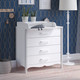 Миниатюра изображения товара Комод Атон Felix (белый/серый камень)