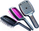 Миниатюра изображения товара Расческа-массажер Janeke Curvy SP508.A NFS (черный/фуксия)