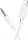 Миниатюра изображения товара Кабель Borofone BL18 Lightning - Jack(M) (1м, белый)