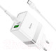 Миниатюра изображения товара Зарядное устройство сетевое Hoco N21 + кабель Type-C to Type-C (белый)