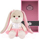 Миниатюра изображения товара Мягкая игрушка Jack&Lin Зайка Лин в серебристо-розовом платье / JL-02202312-20