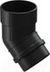 Миниатюра изображения товара Колено трубы водосточной Docke Lux 45 градусов PVLA-1245 (карбон)