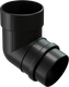 Миниатюра изображения товара Колено трубы водосточной Docke Lux 72 градуса PVLB-1245 (карбон)