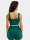 Миниатюра изображения товара Кроп-топ Mark Formelle 112760 (р.164/170-84-90, темно-зеленый)