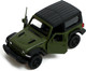 Миниатюра изображения товара Масштабная модель автомобиля Автоград Jeep Wrangler / 9471866 (матовый зеленый)