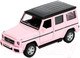 Миниатюра изображения товара Масштабная модель автомобиля Автоград Mercedes-Benz G63 AMG / 9471870 (матовый розовый)